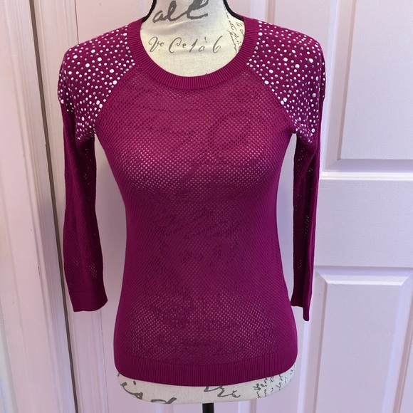Tops - Express Embellished Rayon Top